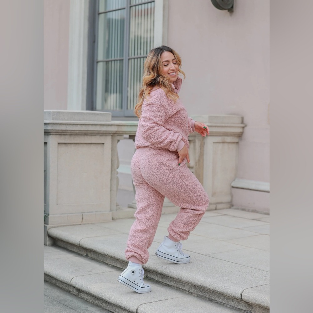 Cozy Pink Fleece Set